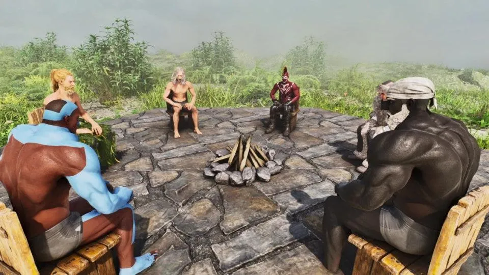 공룡과 원시인들