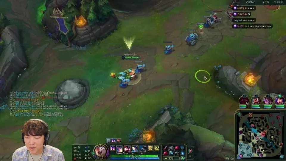 3시 롤 내전 vs명훈