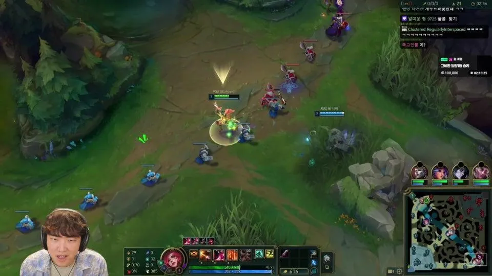 3시 롤 내전 vs명훈