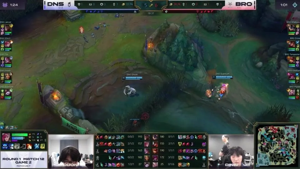 BFX vs GGA - BRO vs DNS - KT vs DK | 2026 LCK CL 라운드 1