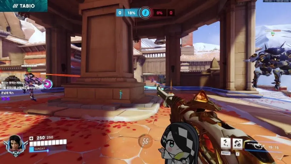 설백님 플레 보내기