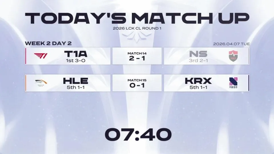 T1A vs NS - HLE vs KRX | 2026 LCK CL 라운드 1