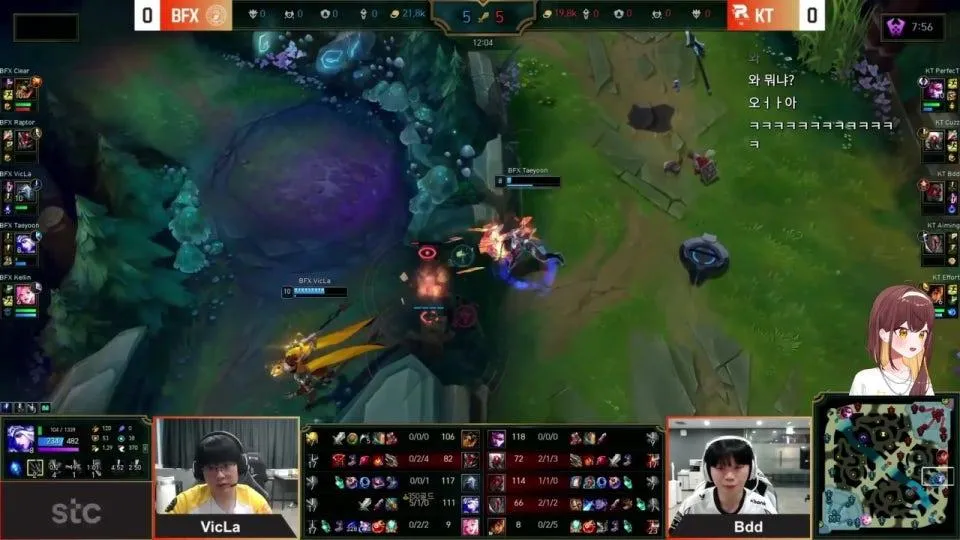 T1 응원방  KT vs BFX - T1 vs BRO #RoadtoEWC ٩(●'▿'●)۶  