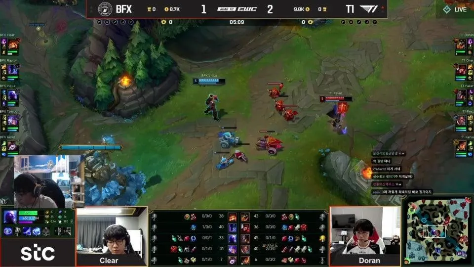 BFX vs T1 / HLE vs DK  #RoadtoEWC 중립