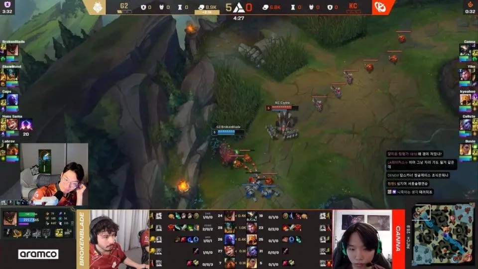 유럽 EWC 예선 G2 vs KC (이기면 진출) MKOI vs NAVI(여긴아님) (가볍게볼거임) 