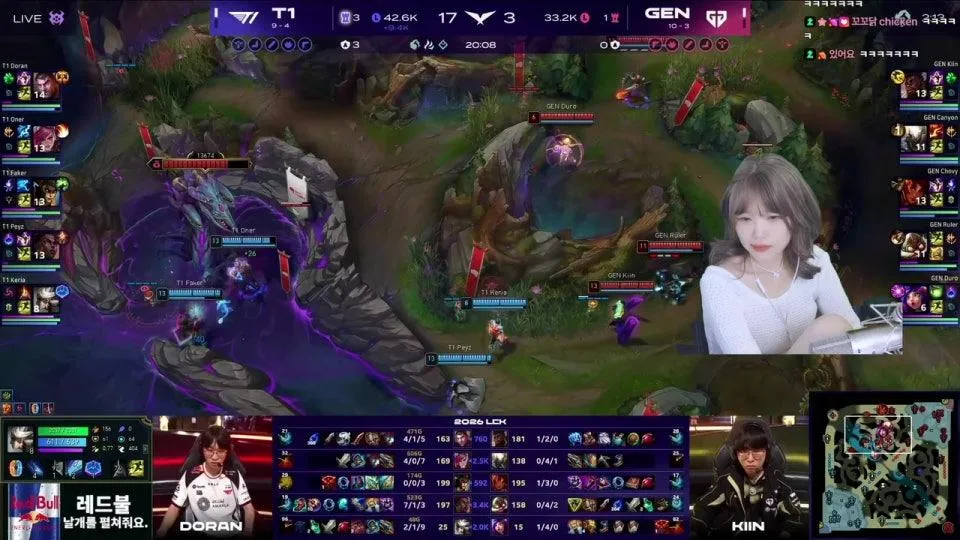 [서새봄] GEN vs T1 원딜을 배워보쟈