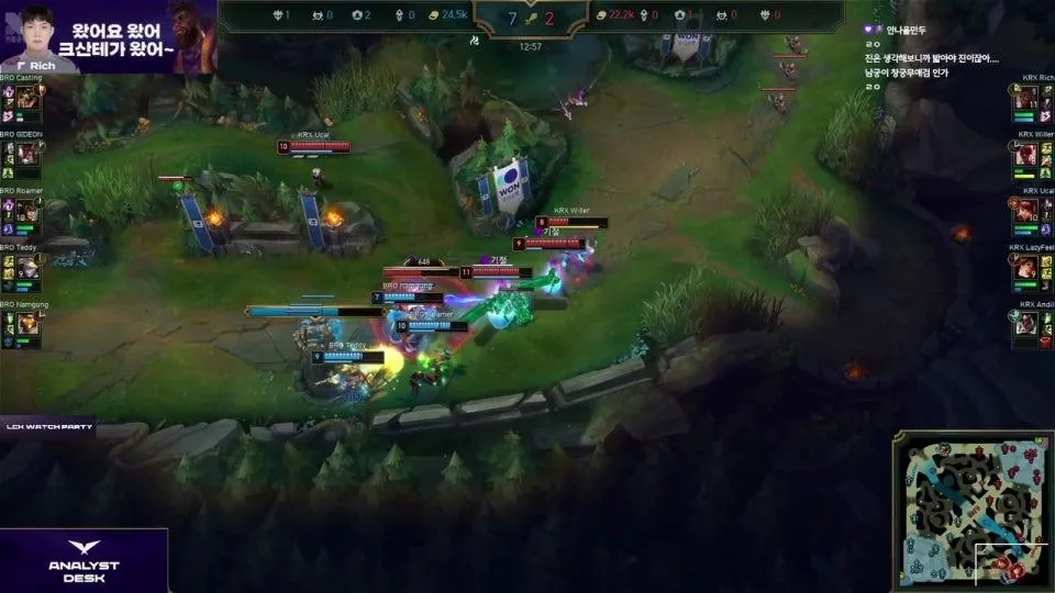 울챔스 / HLE vs KT - KRX vs BRO #LCKWatchParty