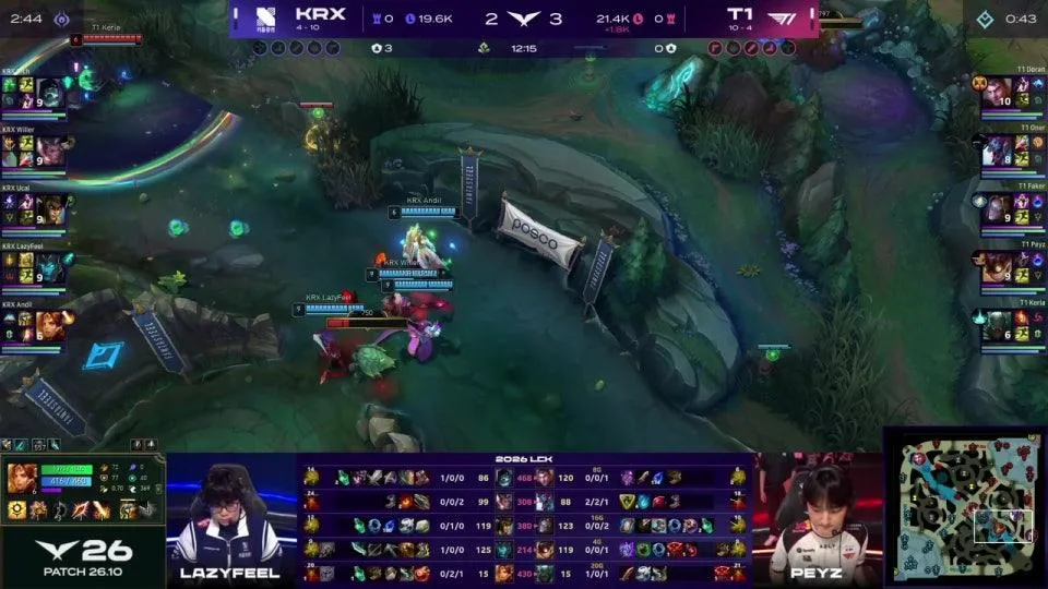 T1 vs KRX - NS vs KT | 2026 LCK