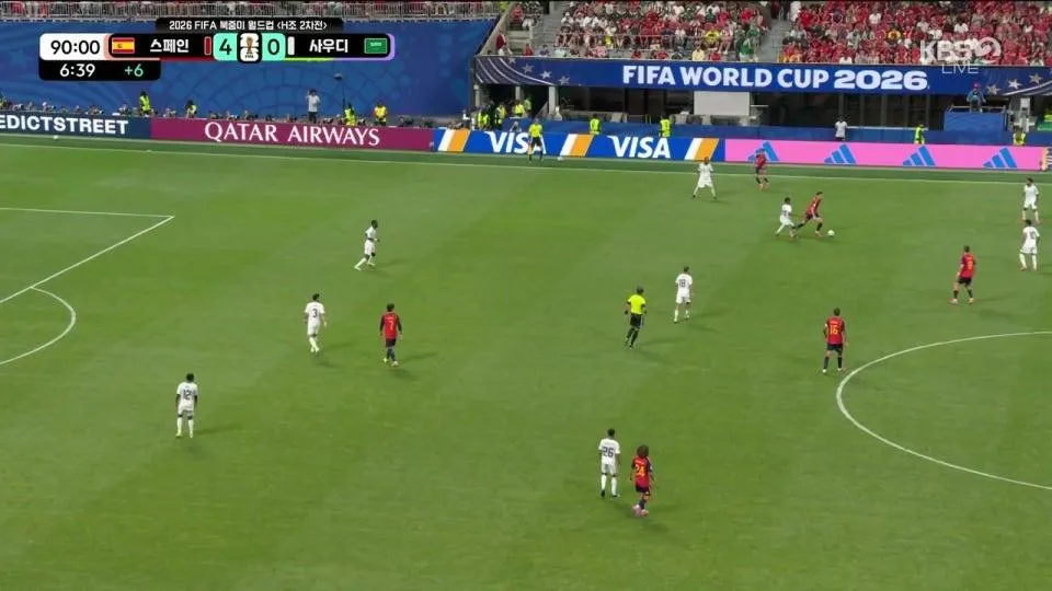 스페인 vs 사우디아라비아 - FIFA 북중미 월드컵 | 조별리그 H조 2차전