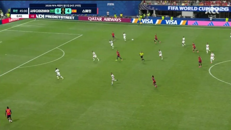 스페인 vs 사우디아라비아 - FIFA 북중미 월드컵 | 조별리그 H조 2차전