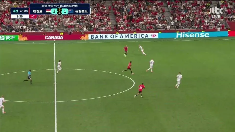 뉴질랜드 vs 이집트 - FIFA 북중미 월드컵 | 조별리그 G조 2차전