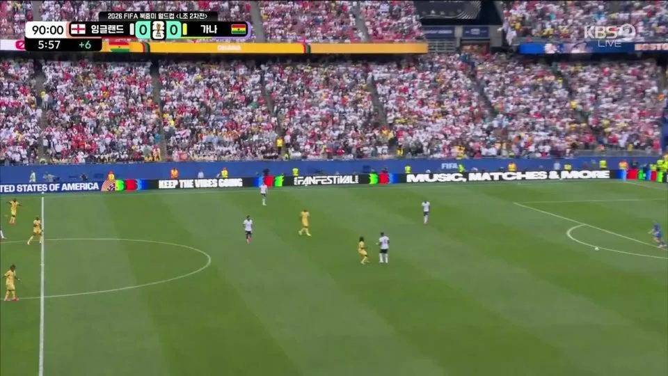 잉글랜드 vs 가나 - FIFA 북중미 월드컵 | 조별리그 L조 2차전