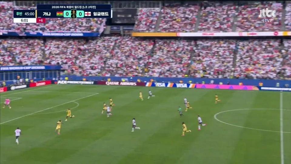 잉글랜드 vs 가나 - FIFA 북중미 월드컵 | 조별리그 L조 2차전