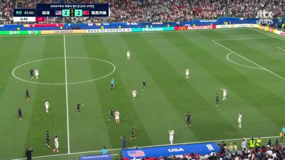 튀르키예 vs 미국 - FIFA 북중미 월드컵 | 조별리그 D조 3차전