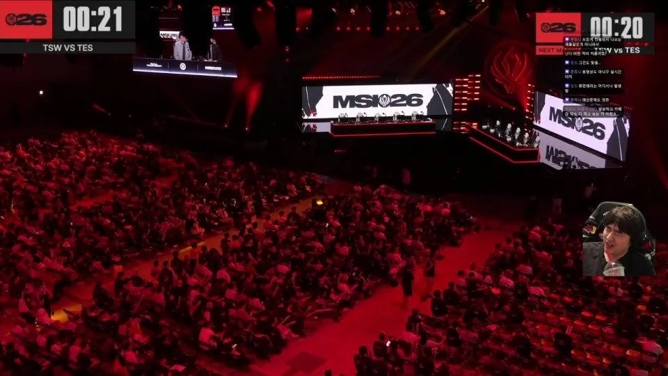 MSI 브래킷 스테이지 TSW vs TES , HLE vs G2 #MSI2026