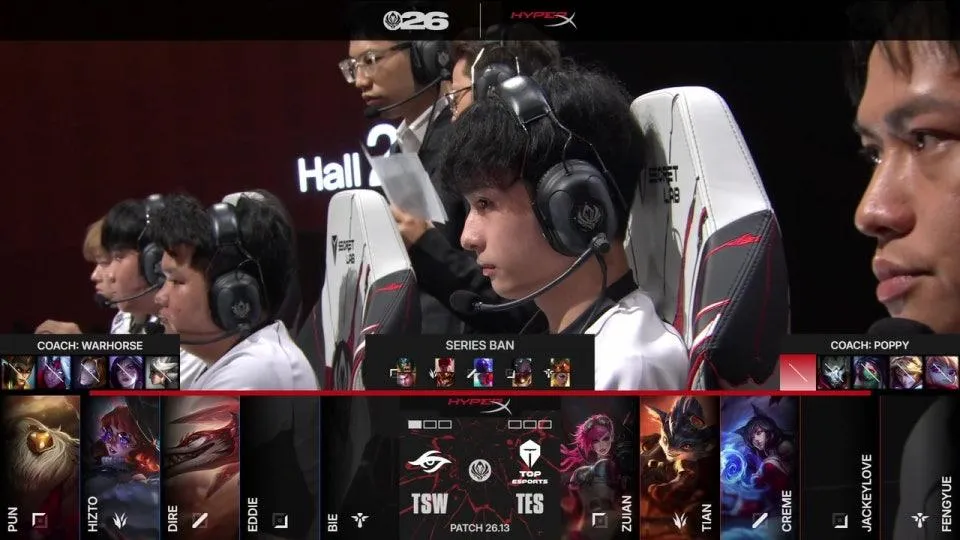 TSW vs TES - HLE vs G2 | 브래킷 스테이지 승자조 2라운드 - 패자조 1라운드 | MSI 2026