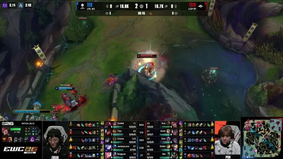 TSW vs TES - HLE vs G2 | 브래킷 스테이지 승자조 2라운드 - 패자조 1라운드 | MSI 2026