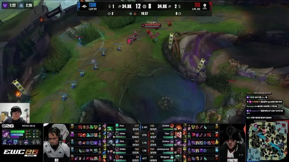 TSW vs TES - HLE vs G2 | 브래킷 스테이지 승자조 2라운드 - 패자조 1라운드 | MSI 2026