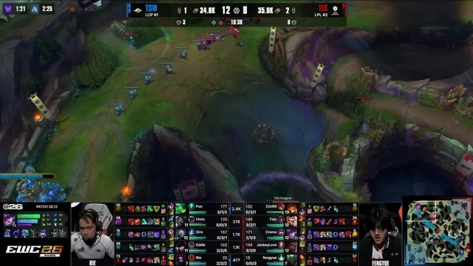 TSW vs TES - HLE vs G2 | 브래킷 스테이지 승자조 2라운드 - 패자조 1라운드 | MSI 2026