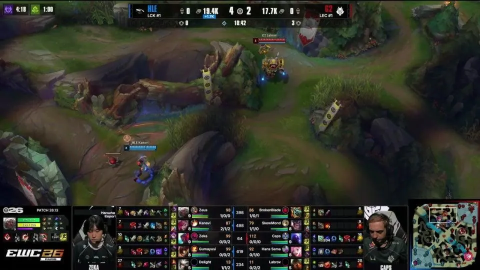 TSW vs TES - HLE vs G2 | 브래킷 스테이지 승자조 2라운드 - 패자조 1라운드 | MSI 2026