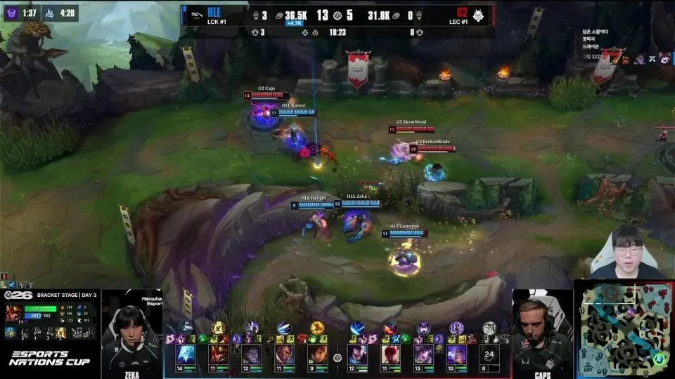 울챔스 / TSW vs TES - HLE vs G2 #MSI2026