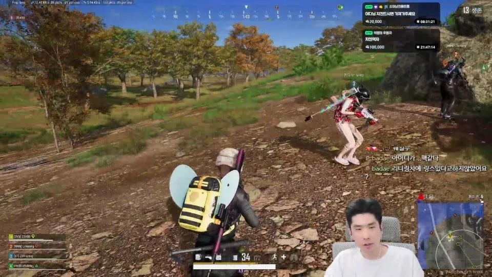 배그 경쟁전으로 증명하겠습니다(w.주키니,조이냥,리니링)