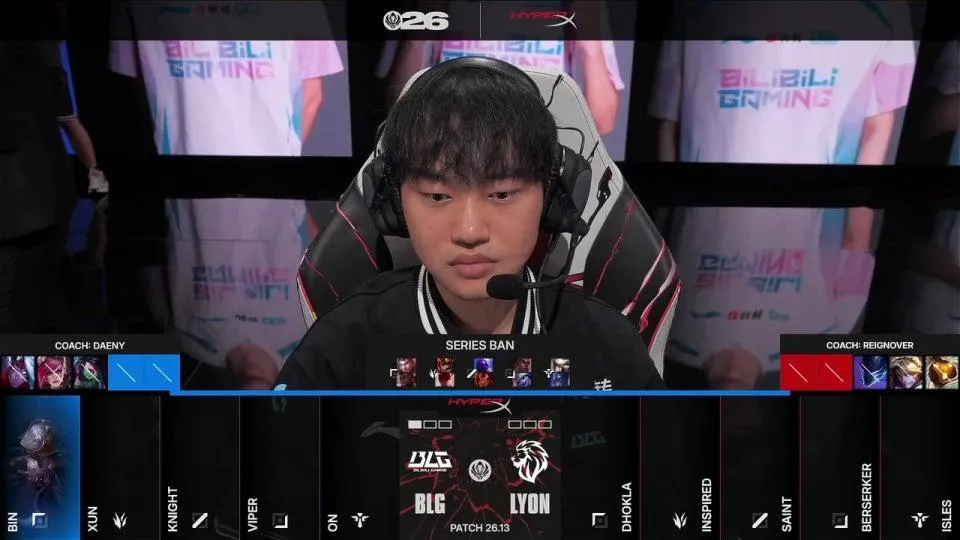 울챔스 / BLG vs LYON - T1 vs FUR #MSI2026