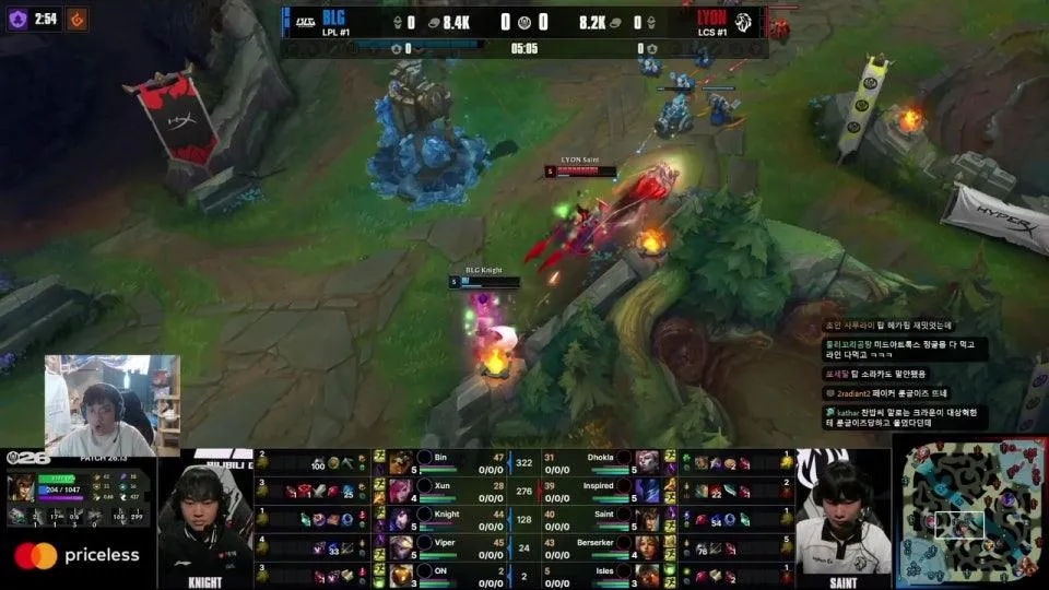 BLG vs LYON - T1 vs FUR / 브래킷 스테이지 승자조 2라운드 - 패자조 1라운드 #MSI2026