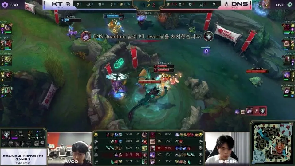 DNS vs KT - HLE vs GGA | 2026 LCK CL 라운드 4
