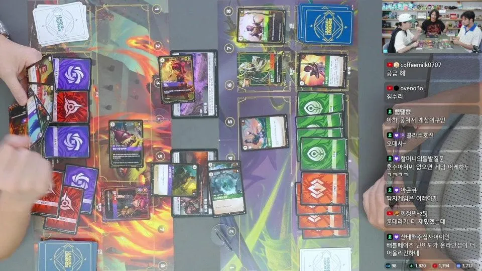리프트바운드(신작 롤 TCG) 배워보기 (with 넉살, 티노 님)