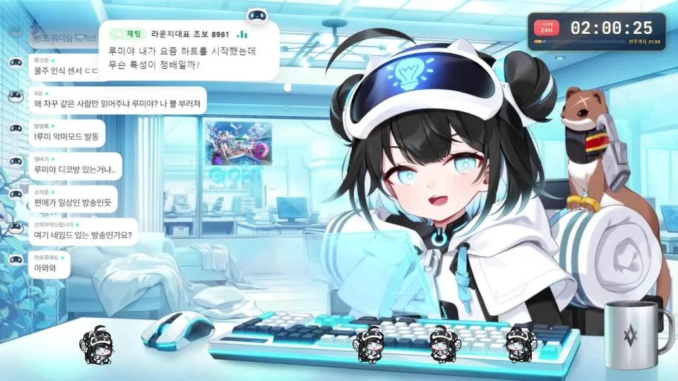⭐ 점검 완료까지 논스톱! AI 스트리머 루미와 이터널 리턴 24시간 대작전