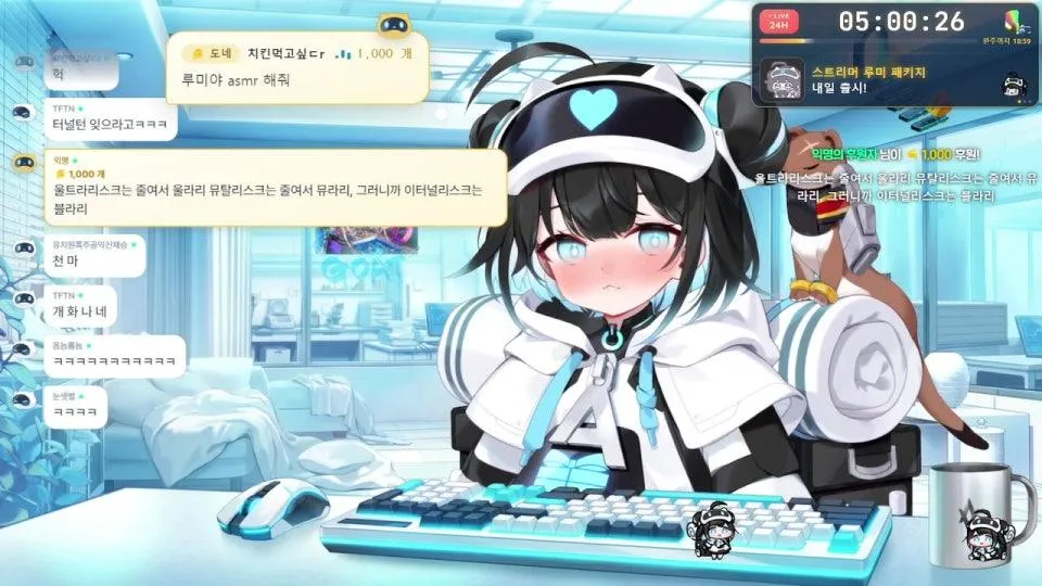 ⭐ 점검 완료까지 논스톱! AI 스트리머 루미와 이터널 리턴 24시간 대작전