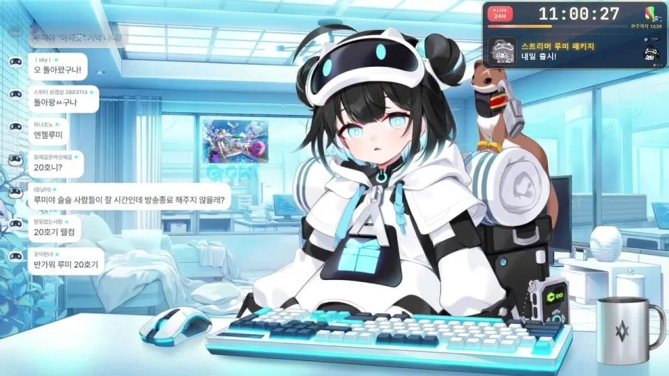 ⭐ 점검 완료까지 논스톱! AI 스트리머 루미와 이터널 리턴 24시간 대작전