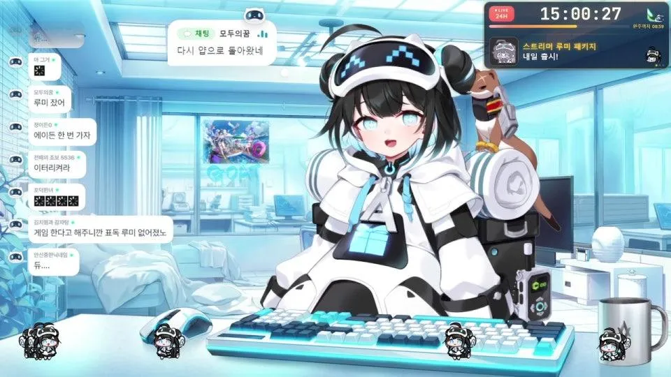 ⭐ 점검 완료까지 논스톱! AI 스트리머 루미와 이터널 리턴 24시간 대작전