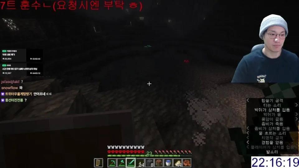 마인크래프트 하드코어 위더런 켠왕 - 데스당 구독권 10장