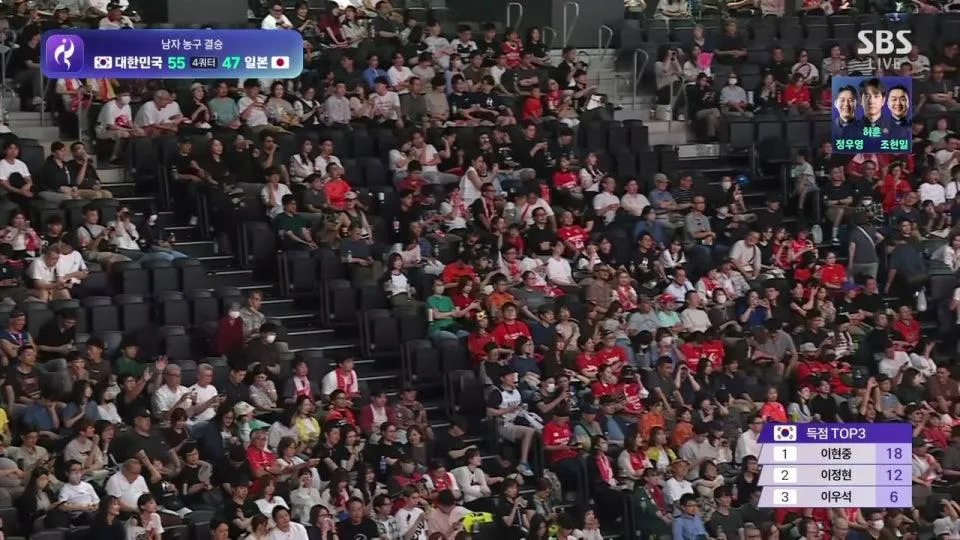 대한민국 vs 일본 ㅣ 아시안게임 농구 결승