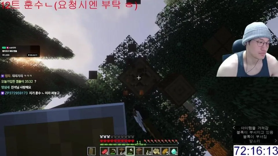 마인크래프트 하드코어 위더런 켠왕 - 데스당 구독권 10장