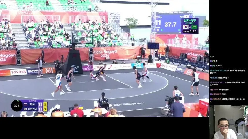 아시안게임 [탁구] 남자 단체 16강 대한민국 vs 인도