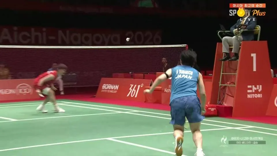 [배드민턴] 여 단체 결승 중국 vs 일본 (영어중계)