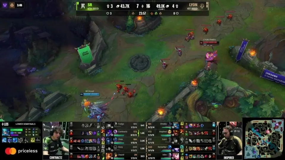 LYON vs SRㅣLCS Summer Playoff