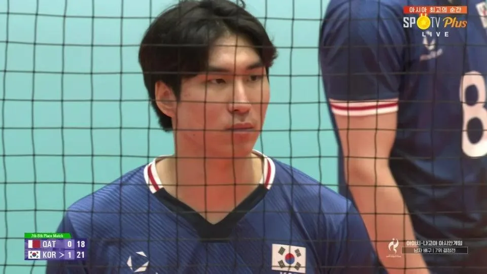 [배구] 남자 7위 결정전 대한민국:카타르 (영어 중계)