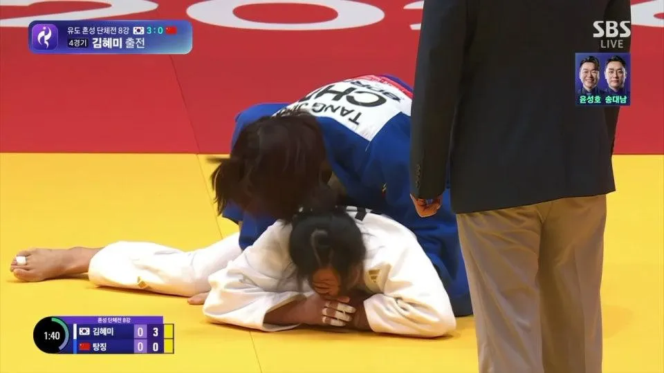 대한민국 vs 중국 ㅣ 아시안게임 유도 단체 8강
